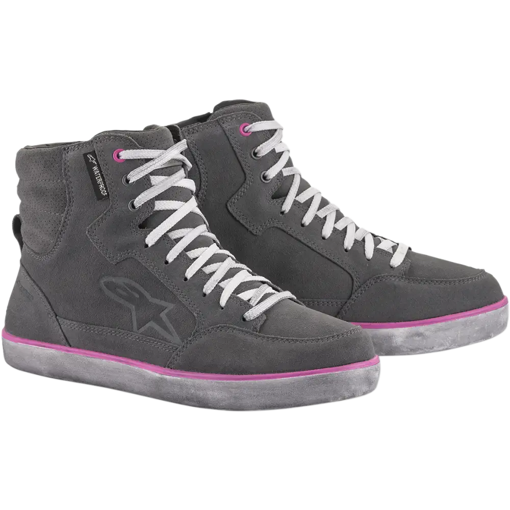 ALPINESTARS J-6 Waterproof Women's Shoes - Gray/Pink - US 11.5 2542220909511.5