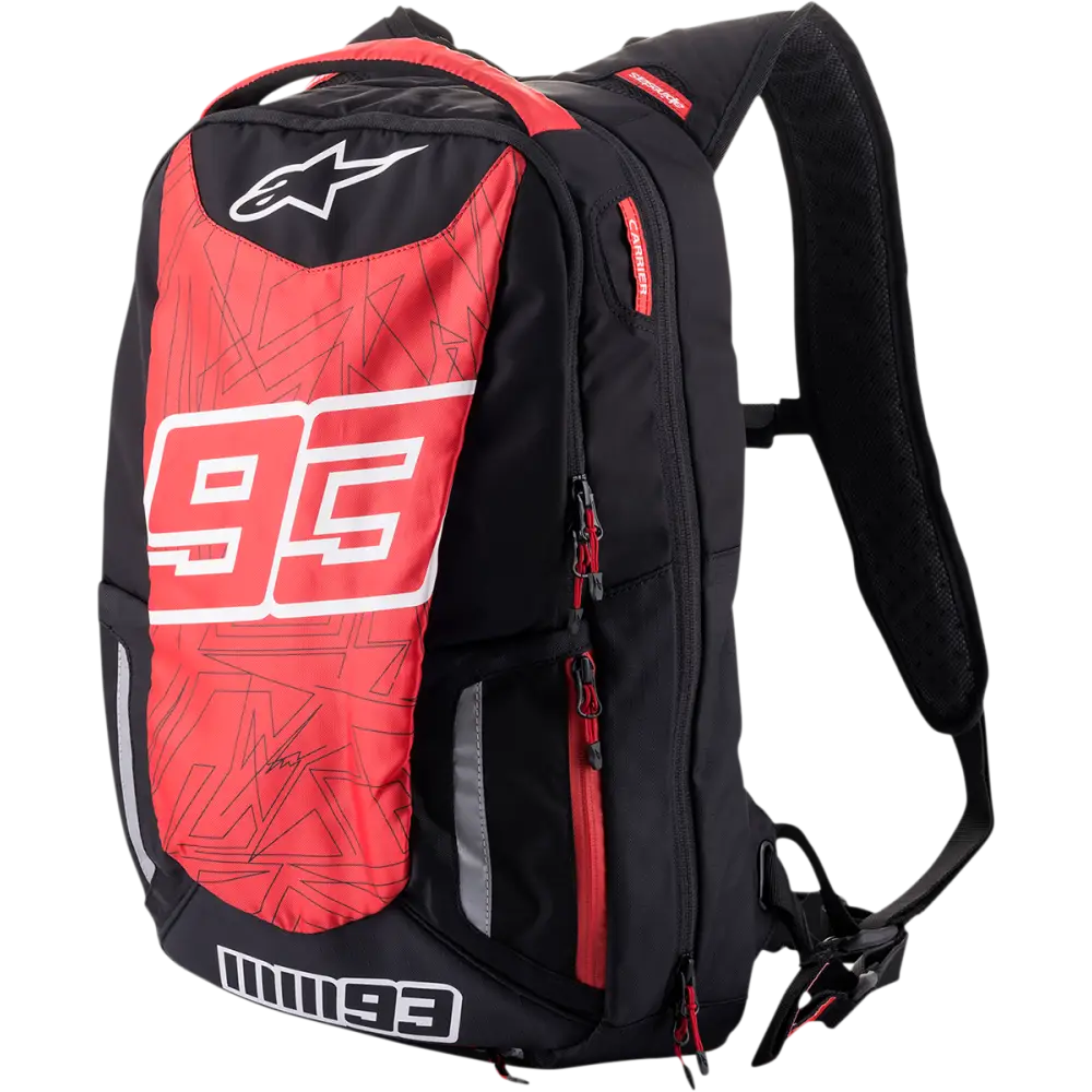 ALPINESTARS Jerez Backpack - Black/Red 6105921-13