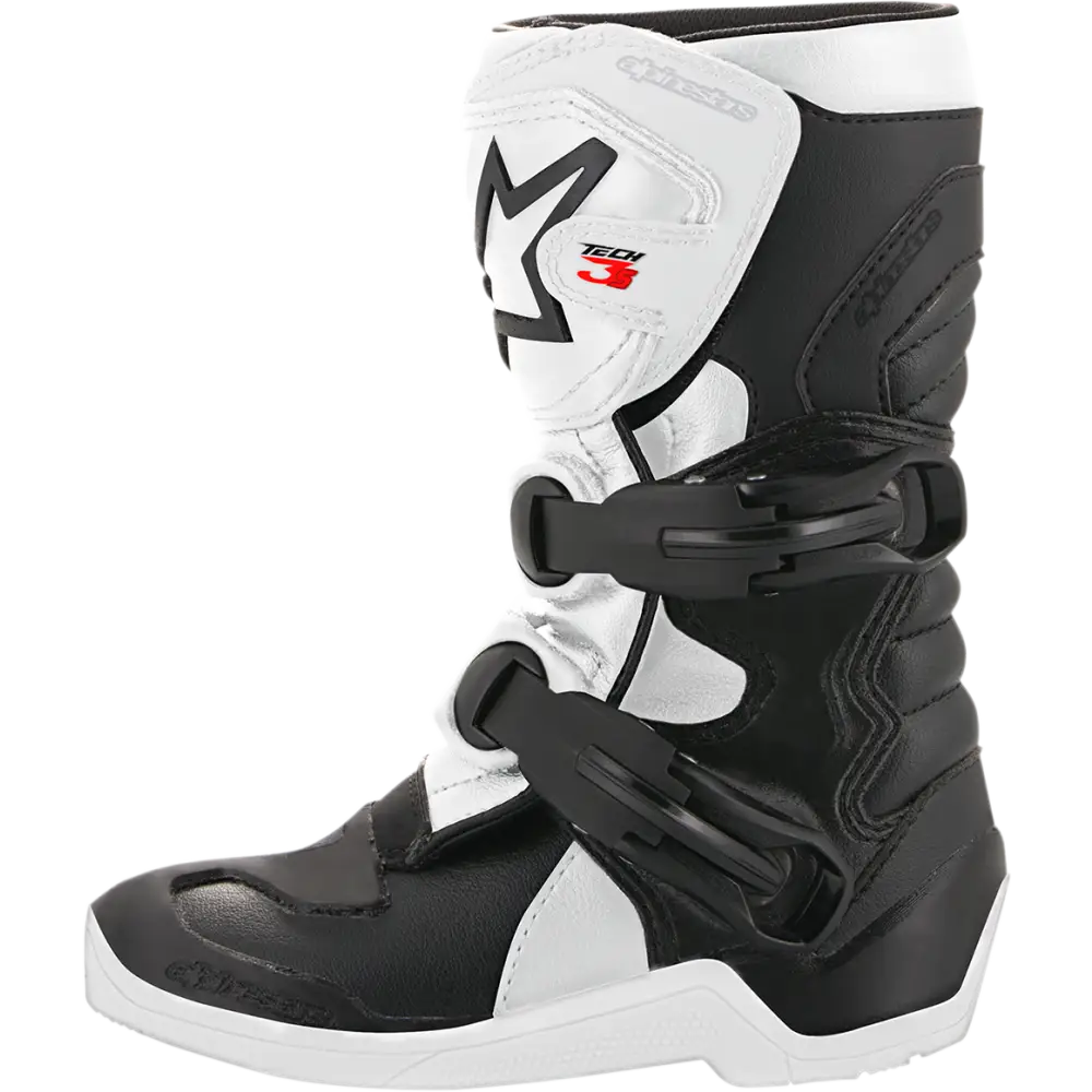 ALPINESTARS Kids Tech 3S Boots - Black/White - US 11 2014518-12-11