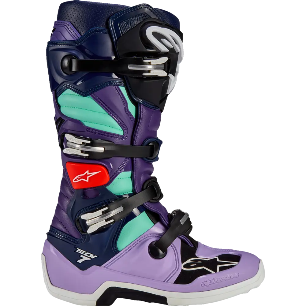 ALPINESTARS Limited Edition Imperial Tech 7 Boots - Purple/Blue/Black - Part No. 2012014-387-9 - Footwear Group