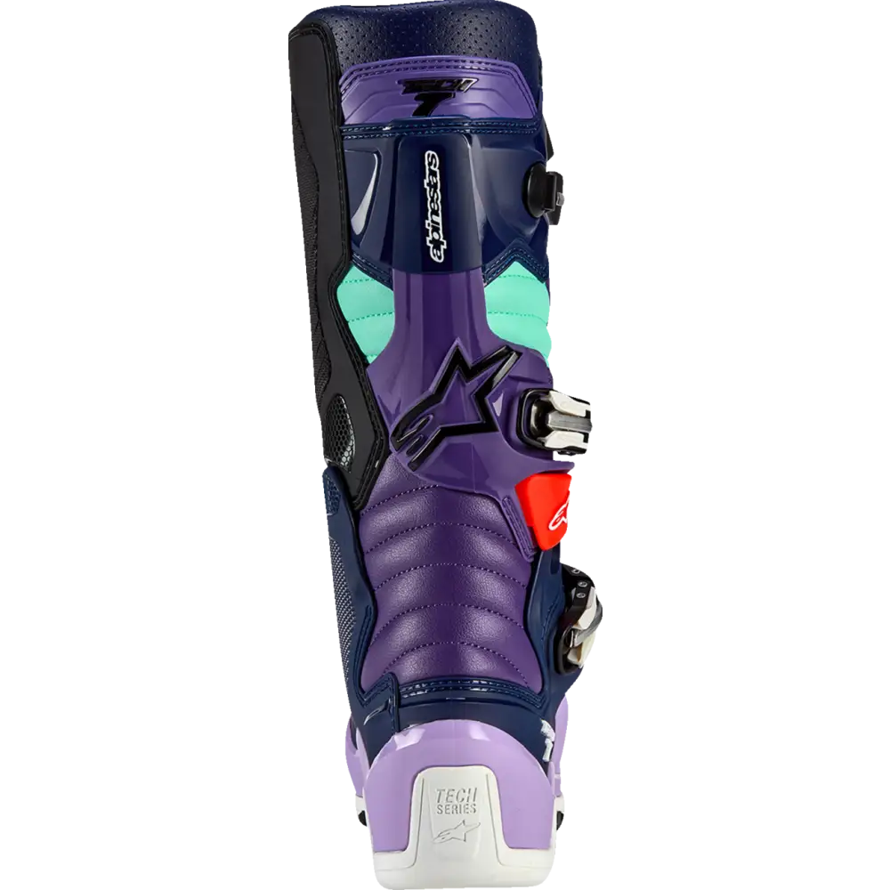 ALPINESTARS Limited Edition Imperial Tech 7 Boots - Purple/Blue/Black - US 10 2012014-387-10