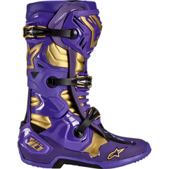 ALPINESTARS Limited Edition Salt Lake Tech 10 Boots - Purple/Gold/Black - US 8 2010020-373-8