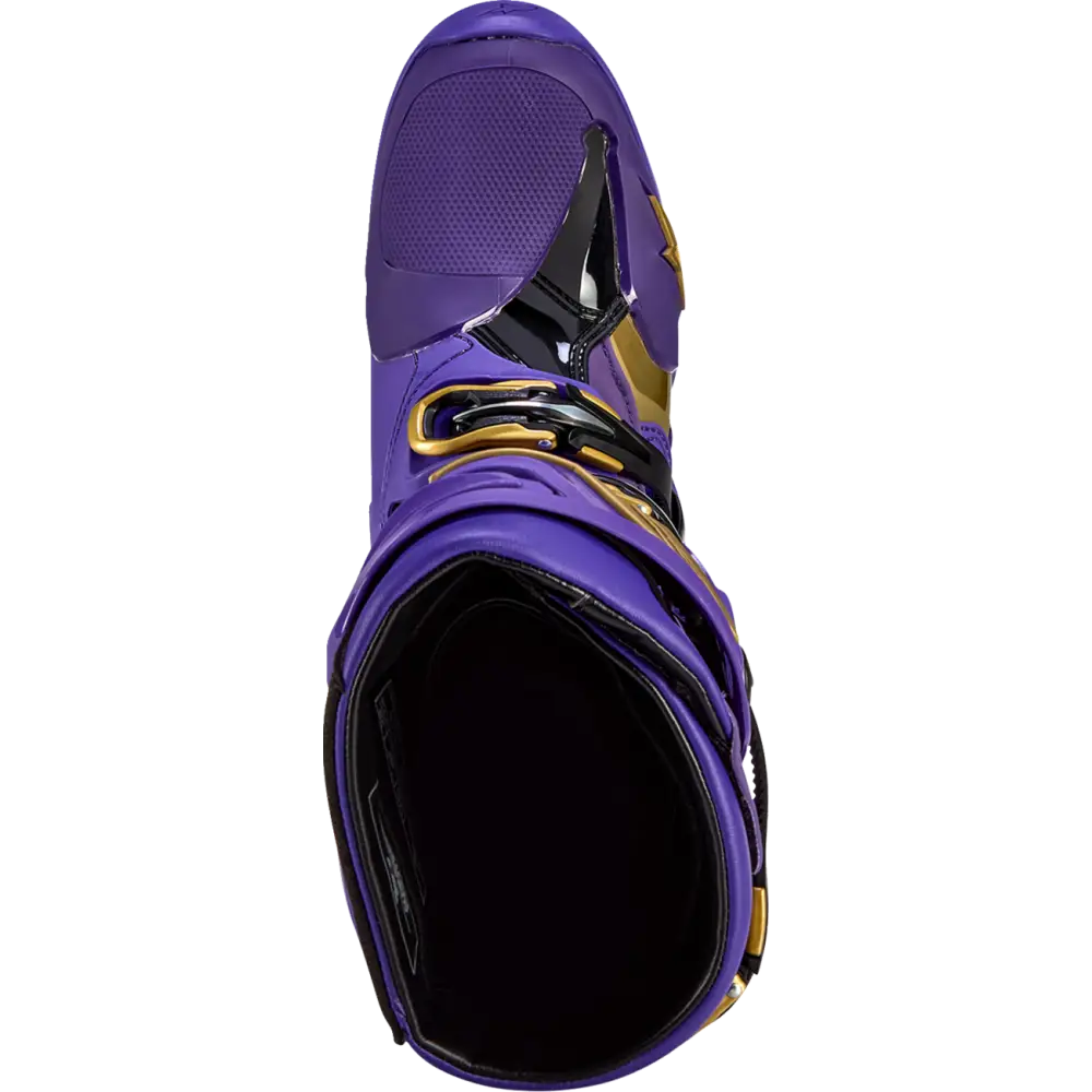 ALPINESTARS Limited Edition Salt Lake Tech 10 Boots - Purple/Gold/Black - US 8 2010020-373-8