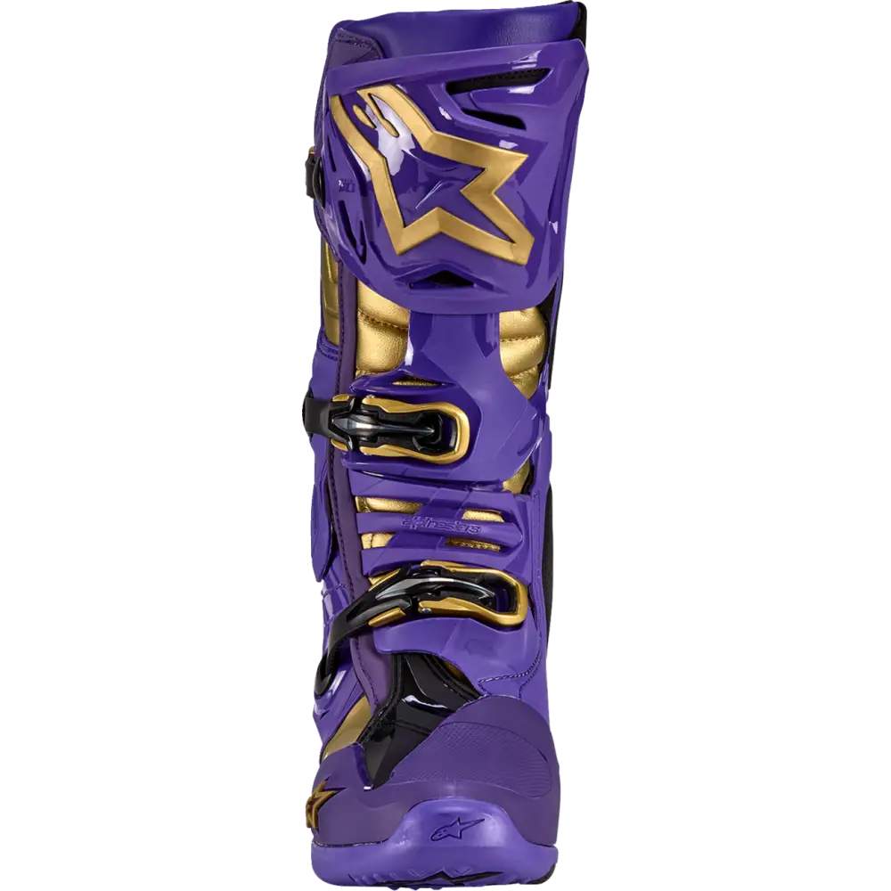 ALPINESTARS Limited Edition Salt Lake Tech 10 Boots - Purple/Gold/Black - US 11 2010020-373-11