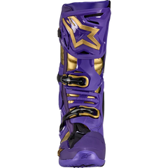 ALPINESTARS Limited Edition Salt Lake Tech 10 Boots - Purple/Gold/Black - US 8 2010020-373-8