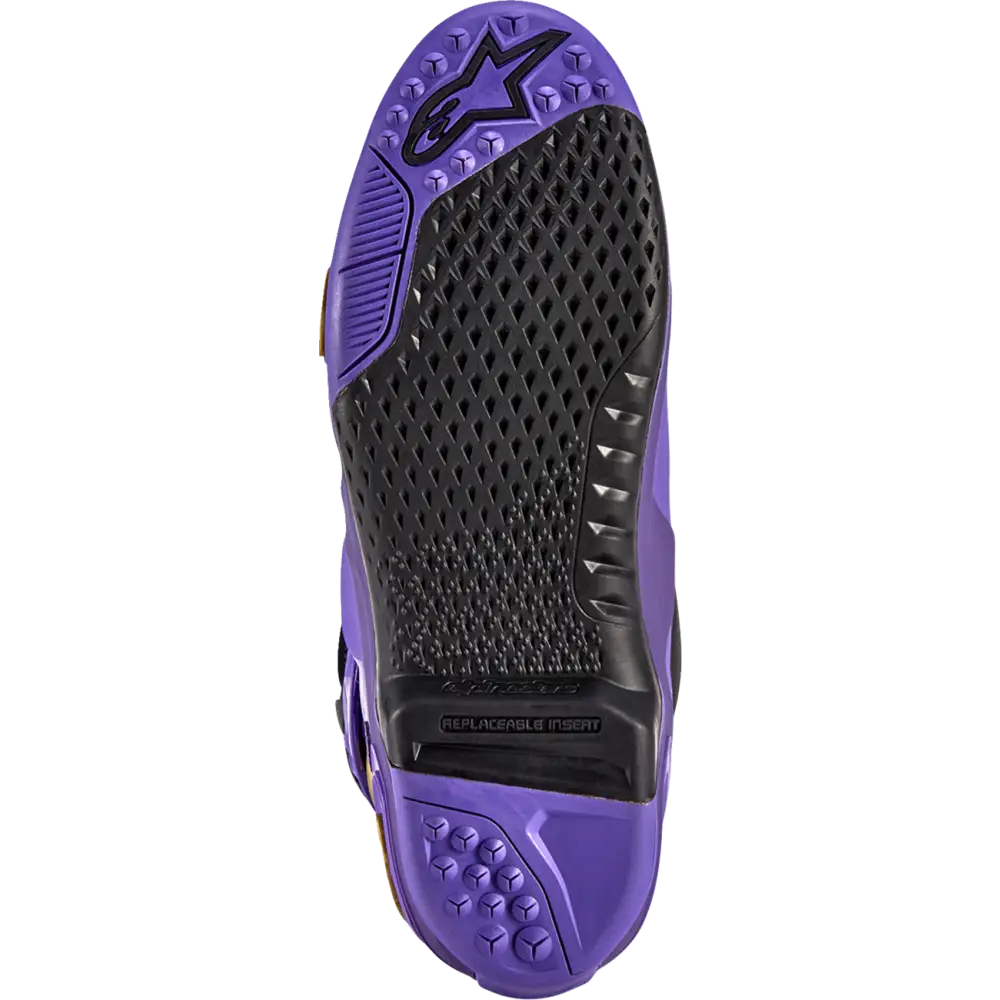 ALPINESTARS Limited Edition Salt Lake Tech 10 Boots - Purple/Gold/Black - US 10 2010020-373-10