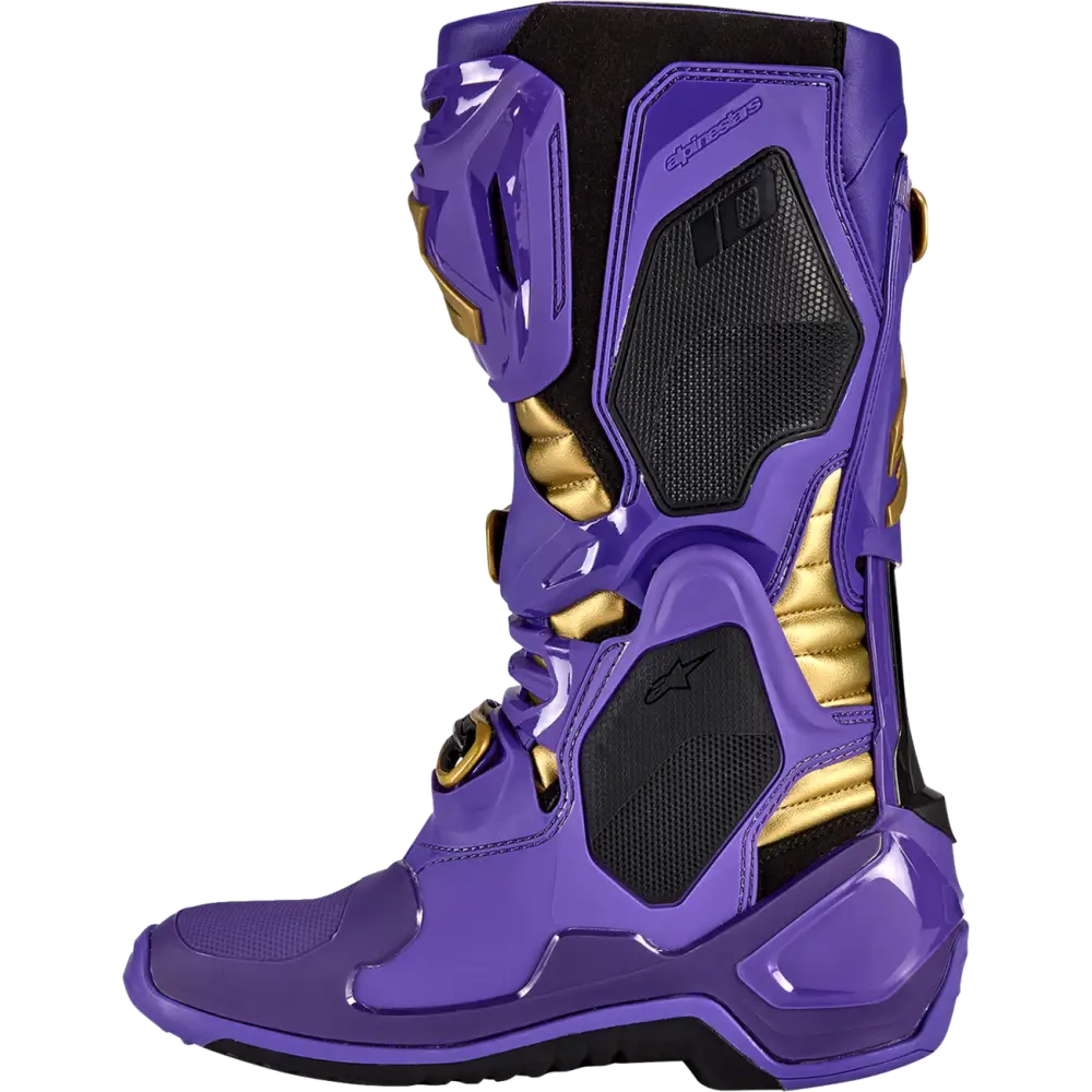 ALPINESTARS Limited Edition Salt Lake Tech 10 Boots - Purple/Gold/Black - US 10 2010020-373-10