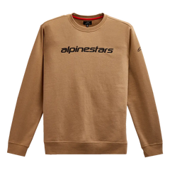 ALPINESTARS Linear Crew Fleece - Sand/Black - Large 1212513242310L