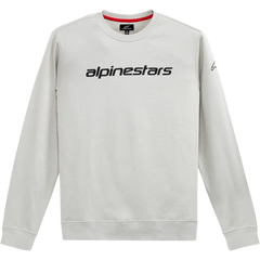 ALPINESTARS Linear Crew Fleece - Silver/Black - Large 1212513241900L