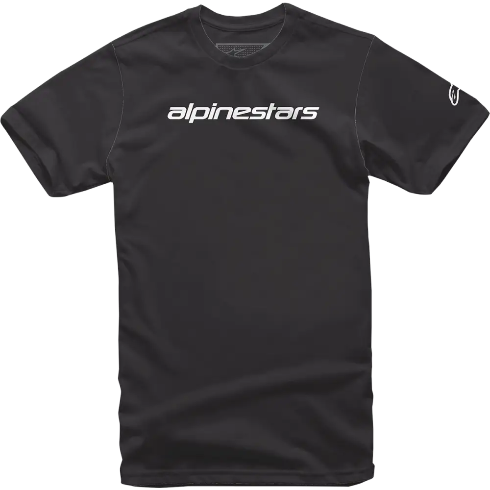 ALPINESTARS Linear Wordmark T-Shirt - Black/Gray - XL 1212720201011XL