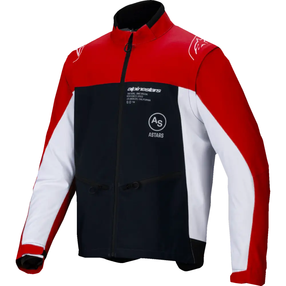 ALPINESTARS Lite-Dura Softshell Jacket - Black/Red/White - 3XL 3700225-1342-3X