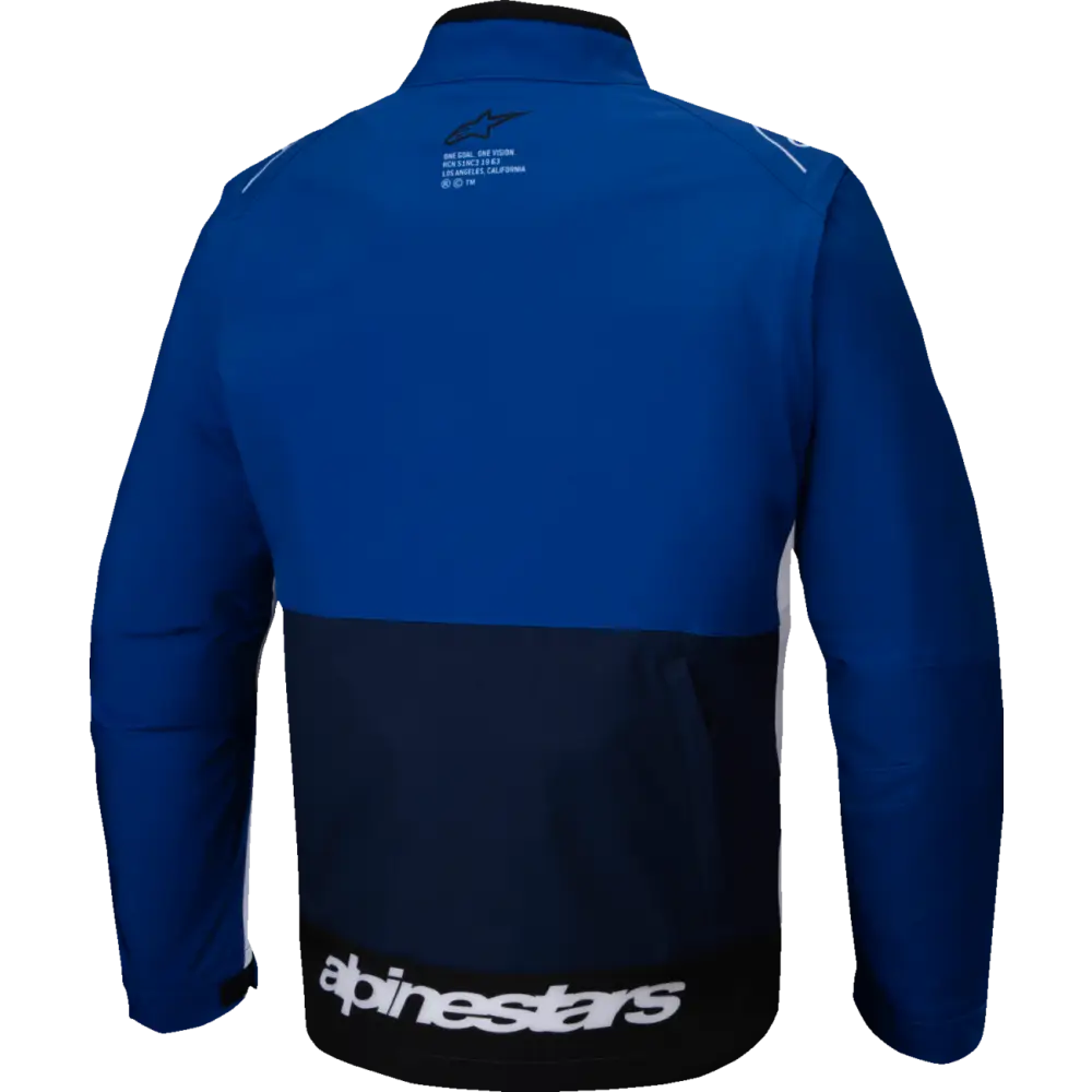ALPINESTARS Lite-Dura Softshell Jacket - Navy/Blue/White - 3XL 3700225-7174-3X