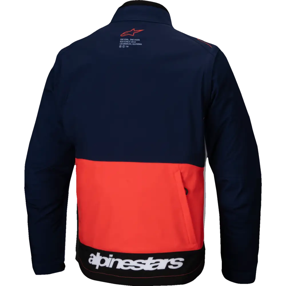ALPINESTARS Lite-Dura Softshell Jacket - Navy/Orange/White - Medium 3700225-7162-M