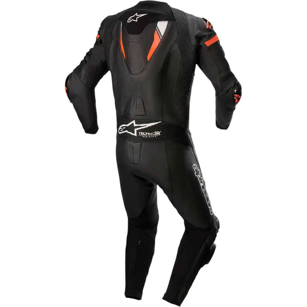 ALPINESTARS Missile Ignition v2 1-Piece Leather Suit - Black/Red Fluo - US 48 / EU 58 3150222-1030-58