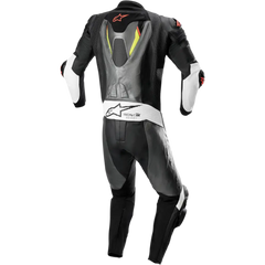 ALPINESTARS Missile Ignition v2 1-Piece Leather Suit - Metallic Gray/Black/Yellow/Red Fluo - US 36 / EU 46 3150222-9135-46