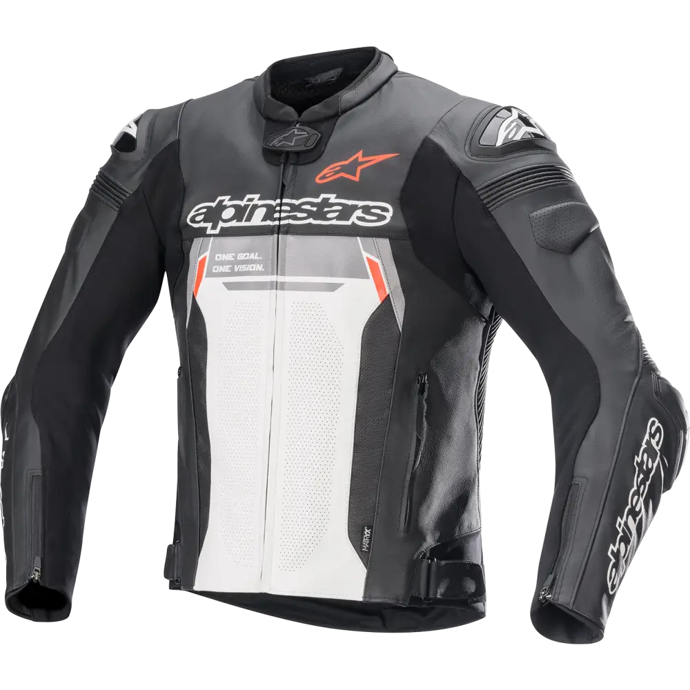 Alpinestars Missile Ignition V2 Jackets - Leather - Black/White / US 38 / EU 48