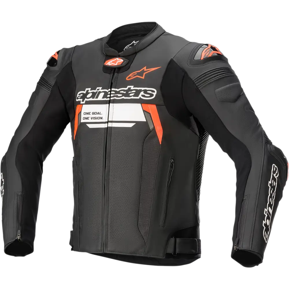 ALPINESTARS Missile Ignition v2 Leather Jacket - Black/Red/White - US 50 / EU 60 3100222-1030-60