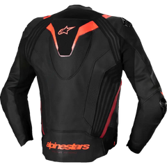 ALPINESTARS Missile v3 Ignition Leather Jacket - Black/Red Fluo/Dark Red - US 44 / EU 54 3100325-1365-54