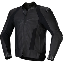 ALPINESTARS Missile v3 Leather Jacket - Black/Black - US 42 / EU 52 3100125-1100-52