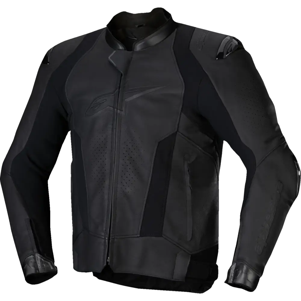 ALPINESTARS Missile v3 Leather Jacket - Black/Black - US 44 / EU 54 3100125-1100-54