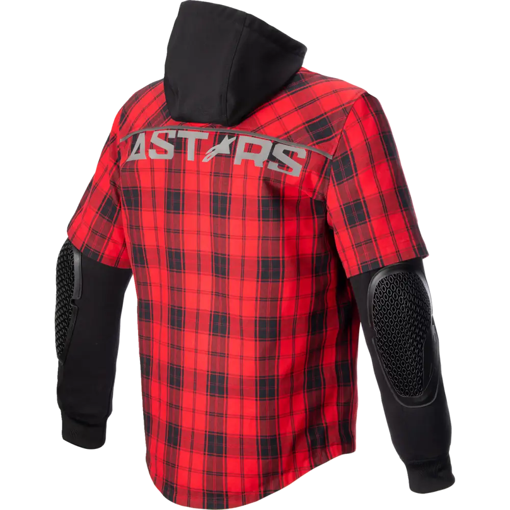 ALPINESTARS MO.ST.EQ Tartan Jacket - Red/Black - Large 4300424-3136-L