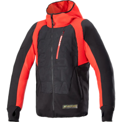 ALPINESTARS MSE Hybrid Hooded Jacket - Black/Red - 2XL 4201824-1463-2X