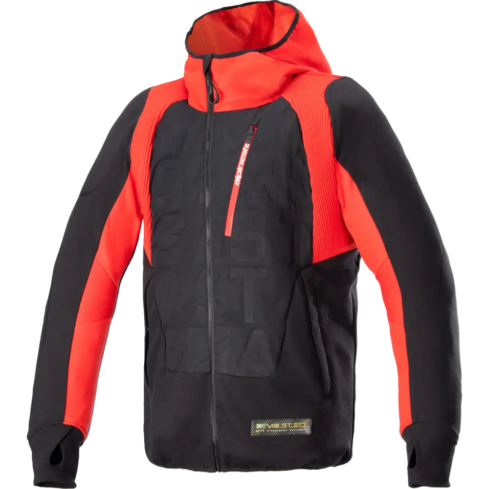 ALPINESTARS MSE Hybrid Hooded Jacket - Black/Red - XL 4201824-1463-XL