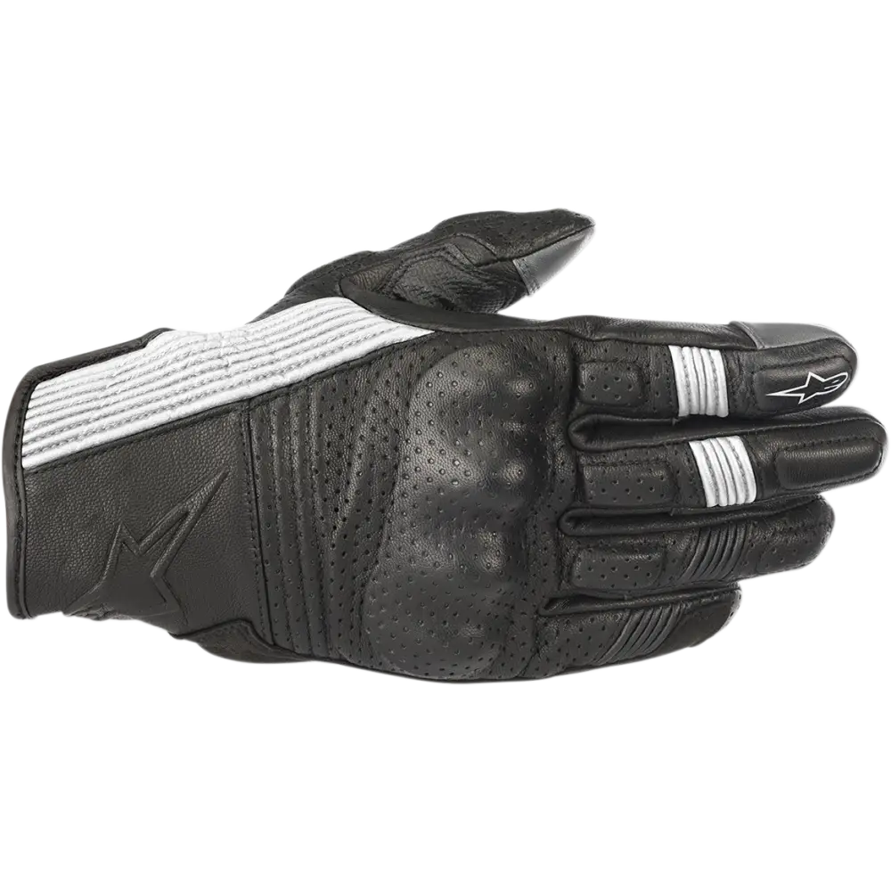 ALPINESTARS Mustang V2 Gloves - Black/White - 2XL 3566118-12-2X