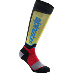 ALPINESTARS MX Plus Socks - Black/Red/Yellow/Blue - Medium 4702324-1212-M