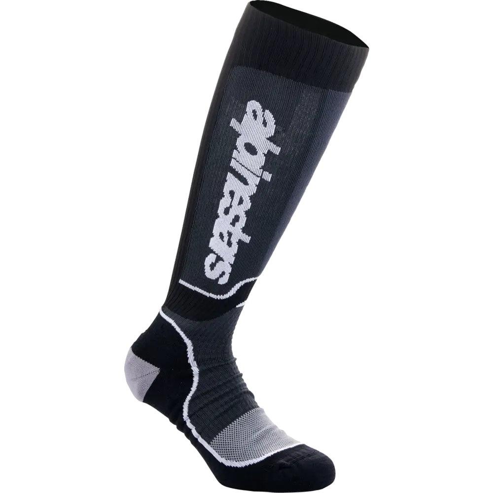 ALPINESTARS MX Plus Socks - Black/White - Medium 4702324-12-M