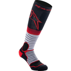 ALPINESTARS MX Pro Socks - Black/Red/Gray - Medium 4701524-1215-M