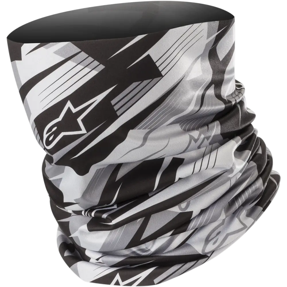 ALPINESTARS Neck Tube - Blurred - Black/Anthracite 4759019104