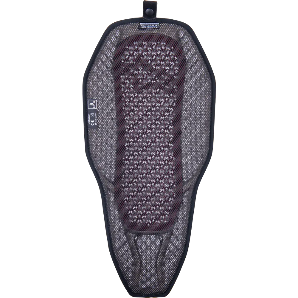 ALPINESTARS Nucleon Flex PROi Full Back Protector Insert - Transparent Smoke/Red - Small 6526323-003-S