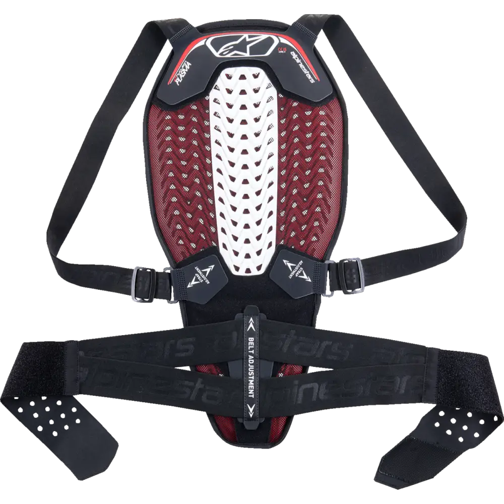 ALPINESTARS Nucleon Plasma Back Protector - Black/White/Red - XL 6504325-123-XL