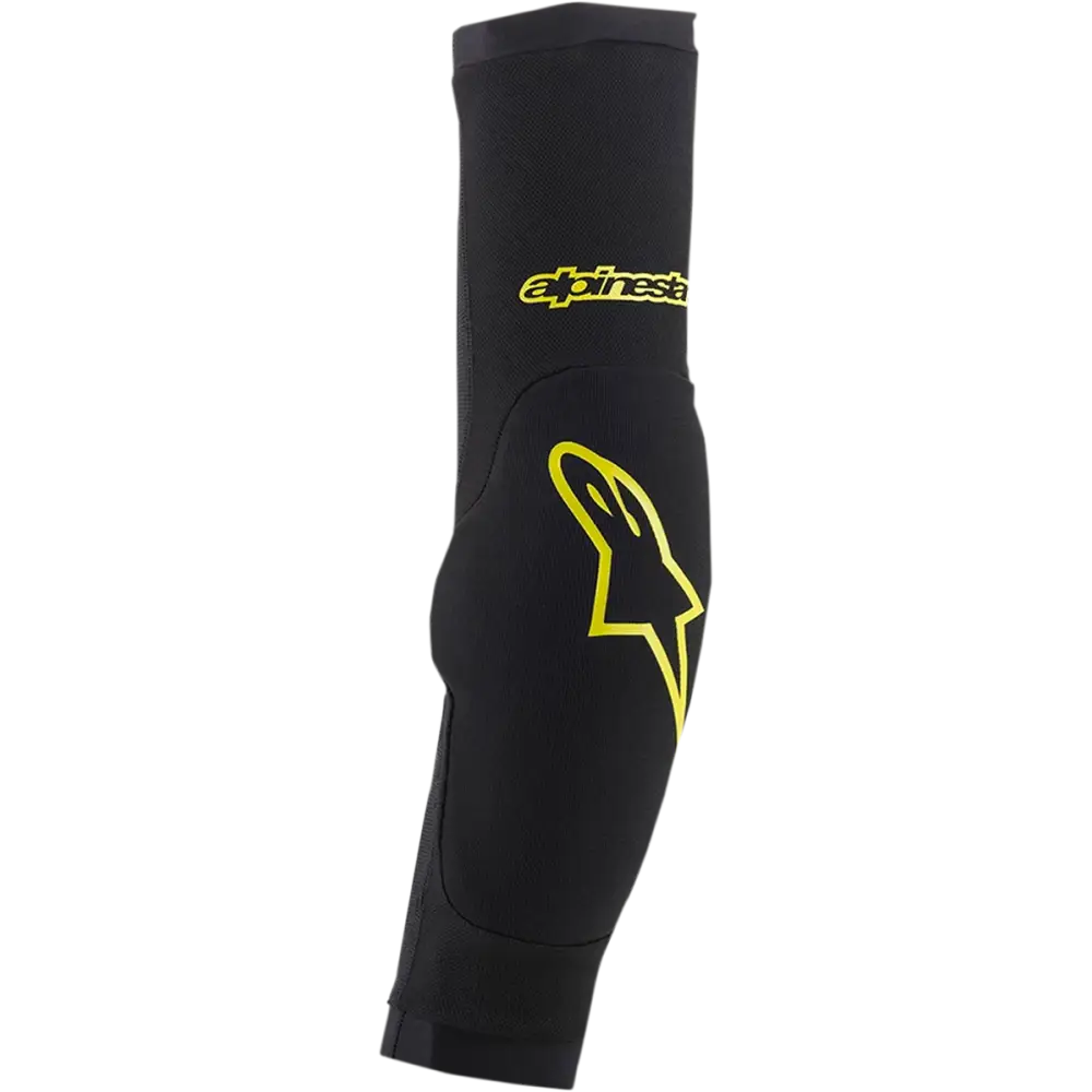 ALPINESTARS Paragon Plus Elbow Protectors - Black/Acid Yellow - Large 1652519-1047-LG