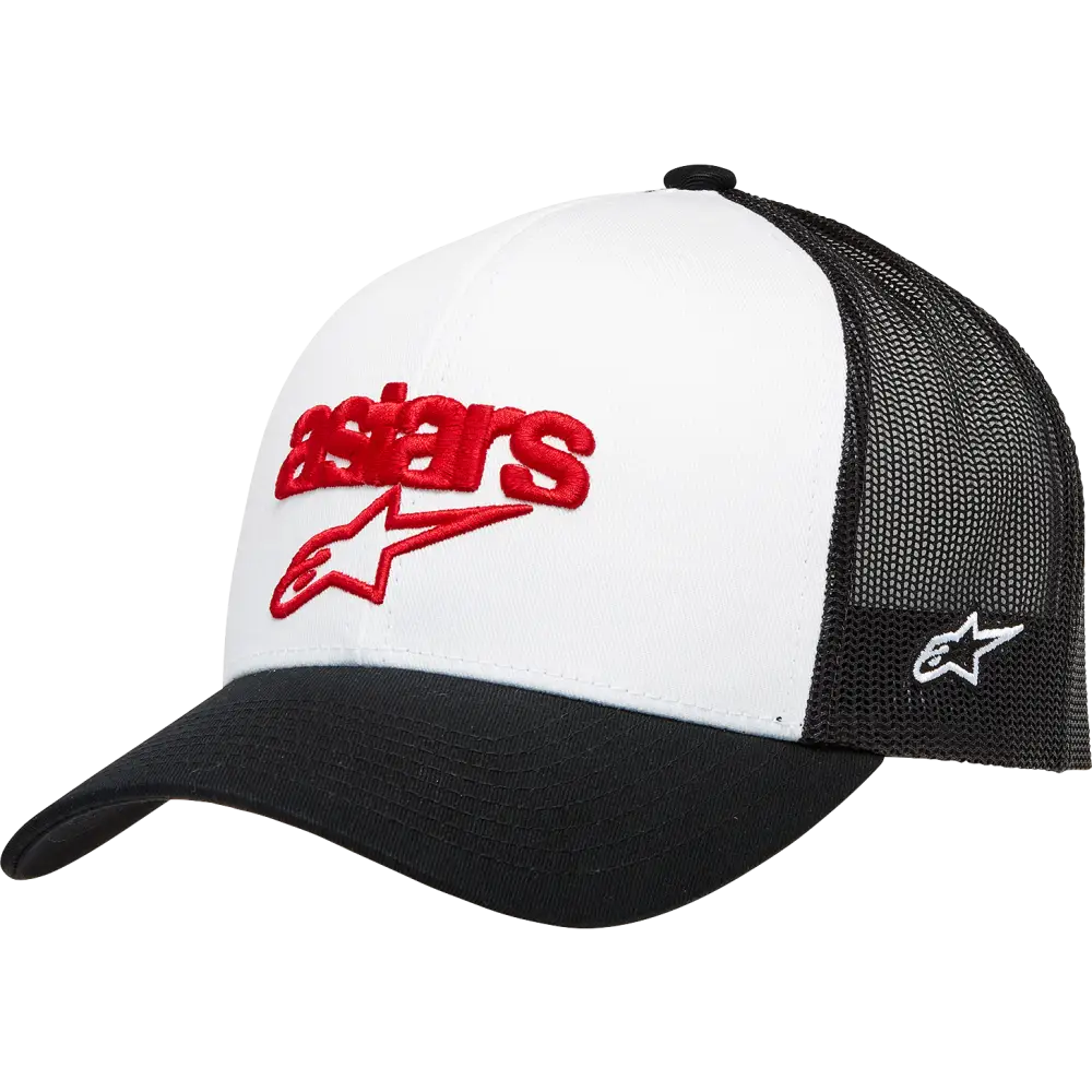 ALPINESTARS Pedigree Hat - White/Black - One Size 1232-81040-2010