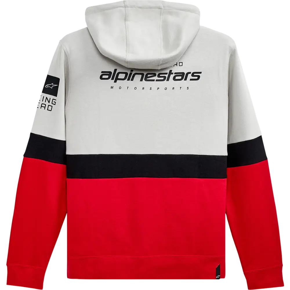 ALPINESTARS Position Zip Hoodie - Silver/Black/Red - XL 1212530221096XL