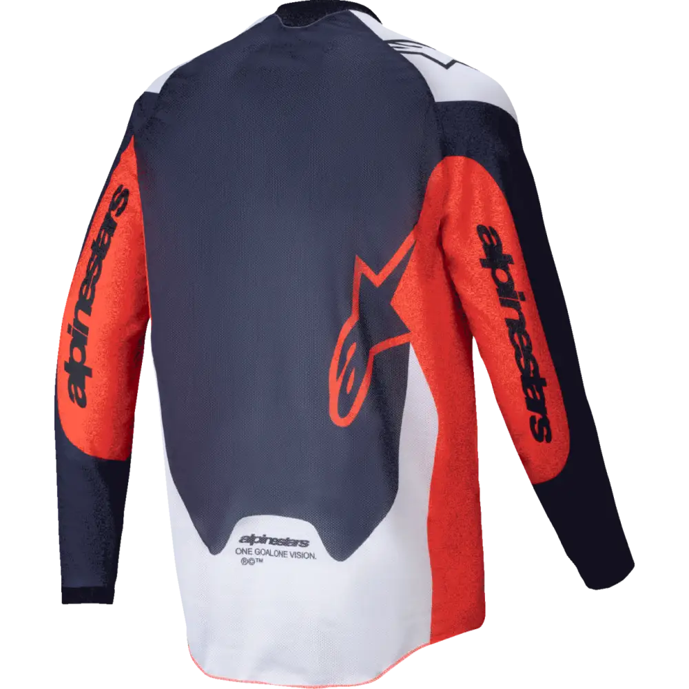 ALPINESTARS Pro-Dura Jersey - Navy/Orange/White - Large 3760125-7162-L