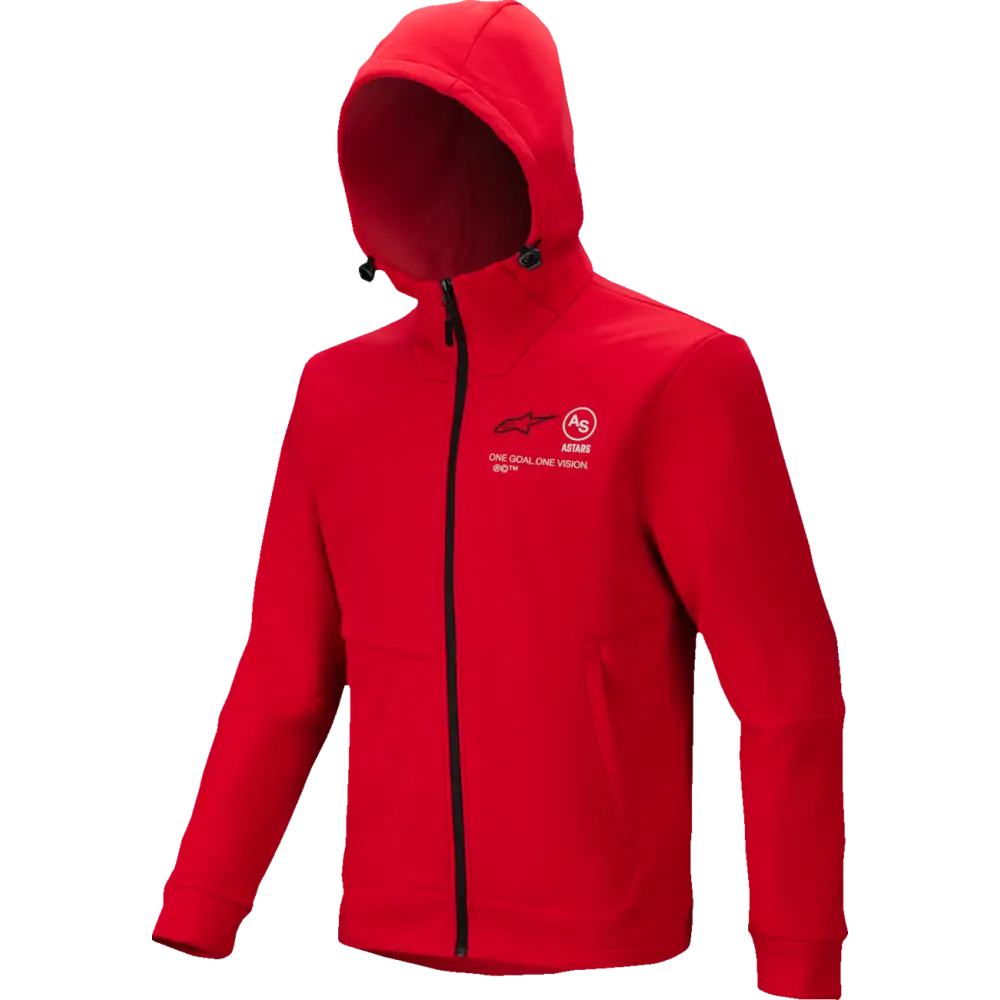 ALPINESTARS Racer MX Fleece Hoodie - Bright Red - Medium 3800125-3010-M