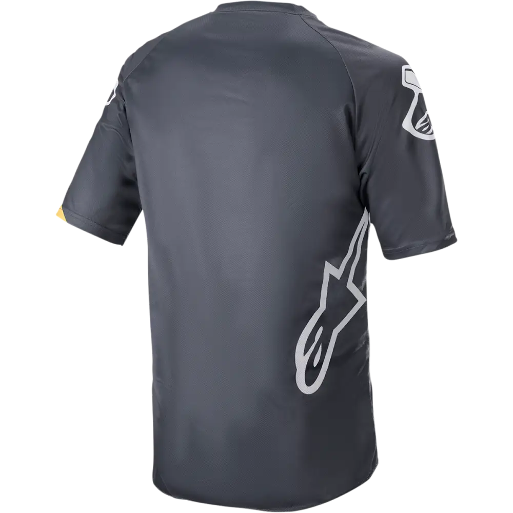 ALPINESTARS Racer V3 Short-Sleeve Jersey - Anthracite/Sulphur Yellow - XL 1762922-1619-XL