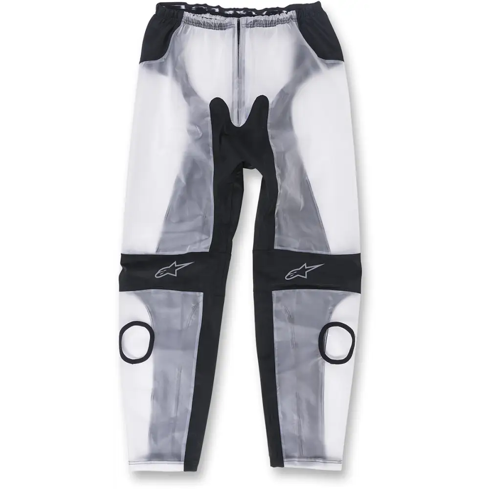 ALPINESTARS Racing Rain Pants - Black/Clear - Large 3224917-01-L