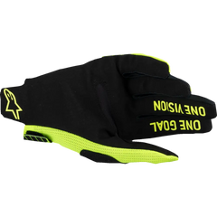 ALPINESTARS Radar Pro MX Gloves - Fluo Yellow - Large 3560325-55-L