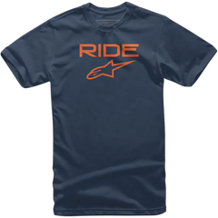 ALPINESTARS Ride 2.0 T-Shirt - Navy/Orange - XL 1038720007032XL