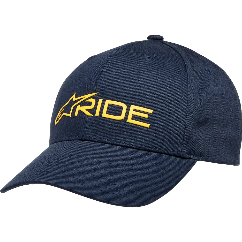 ALPINESTARS Ride 3.0 Hat - Navy/Gold - One Size 1232-81030-7059