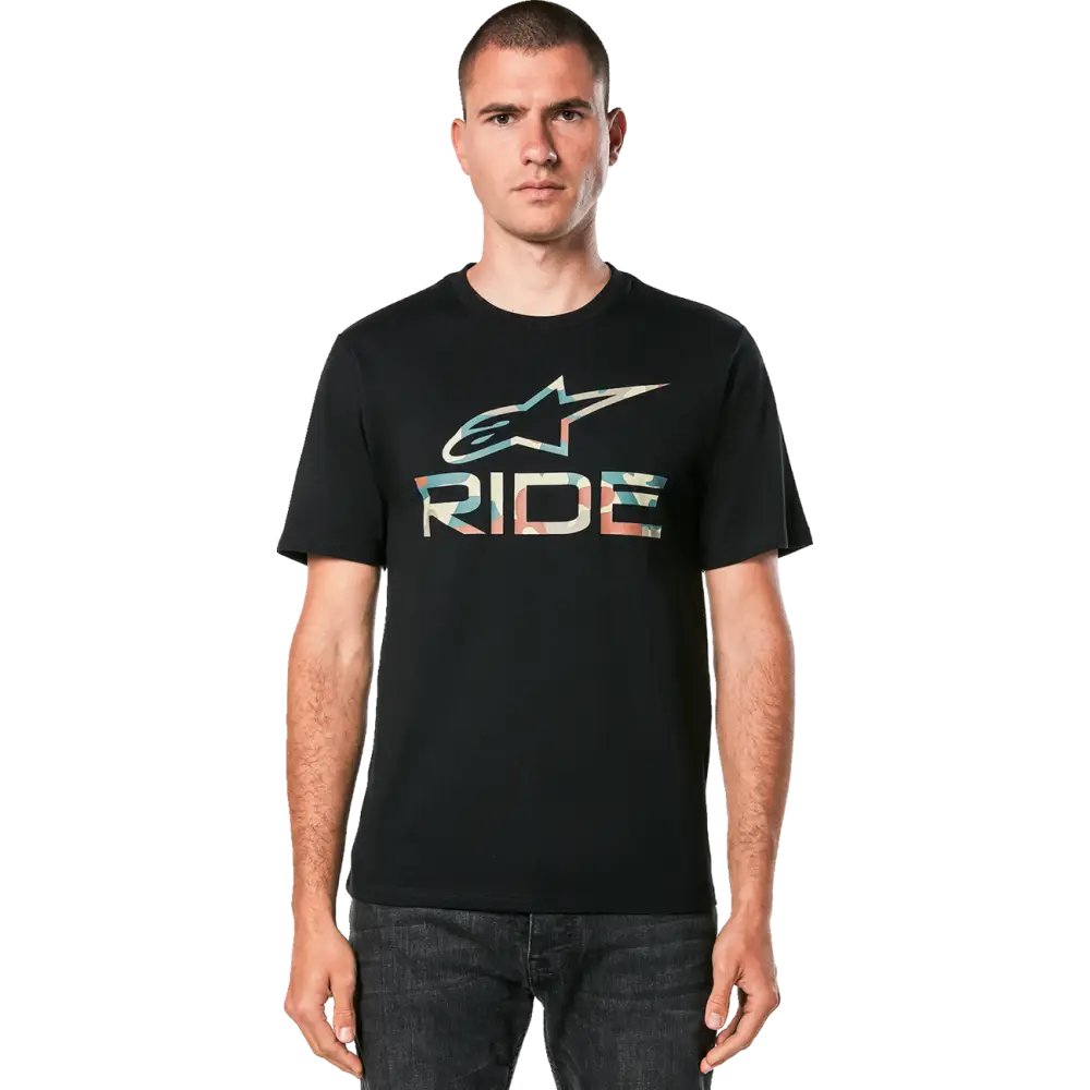 ALPINESTARS Ride 4.0 CSF T-Shirt - Camo Black - Medium 1214-73114-10-M