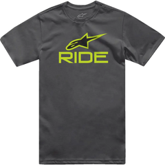 ALPINESTARS Ride 4.0 T-Shirt - Charcoal/Lime/Black - XL 1214-73112-1845-XL