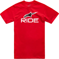 ALPINESTARS Ride 4.0 T-Shirt - Red/White/Black - Medium 1214-73112-321-M