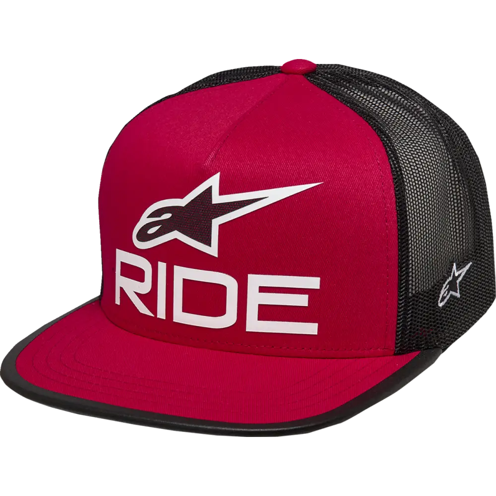 ALPINESTARS Ride 4.0 Trucker Hat - Red/Black/White - One Size 1214-81711-3112-OS