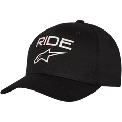 ALPINESTARS Ride Transfer Hat - Black/White - Large/XL 1211810101020LX