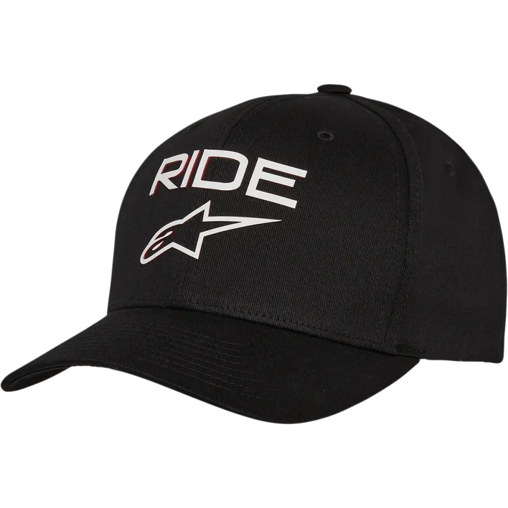 ALPINESTARS Ride Transfer Hat - Black/White - Small/Medium 1211810101020SM